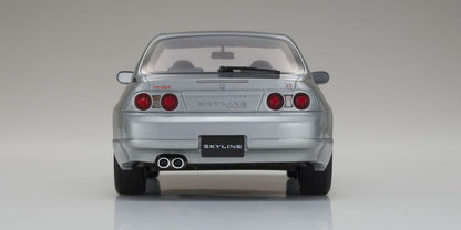 Kyosho 1989 Nissan Skyline GT-R (4-door) Silver 1:18 LIMITED, RESIN, SEALED