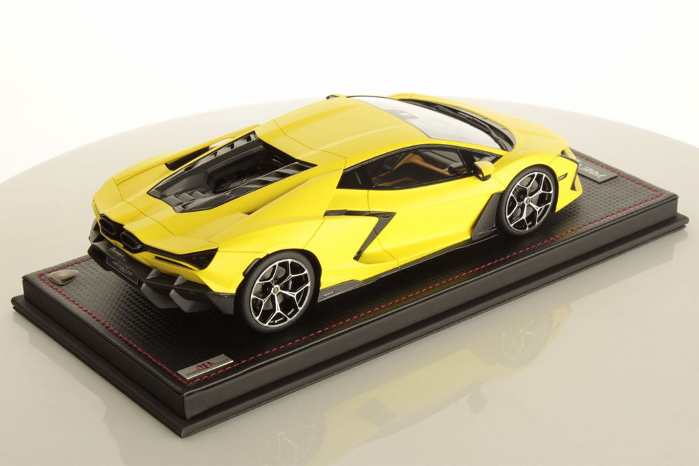 MR Models 2023 Lamborghini Revuelto Giallo Clarus (Matte Yellow) 1:18 WITH DISPLAY