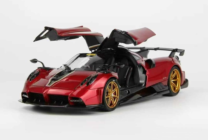 LCD 2020 Pagani Imola Red w/ Gold Wheels 1:18