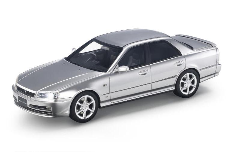 LS Collectibles 1998 Nissan Skyline 25 GT Turbo Silver Metallic 1:18 LIMITED