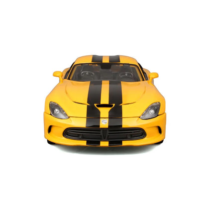 Maisto 2013 Dodge Viper GST Yellow w/ Black Racing Stripes 1:18