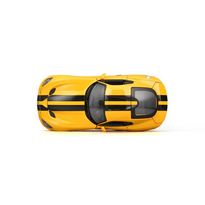 Maisto 2013 Dodge Viper GST Yellow w/ Black Racing Stripes 1:18