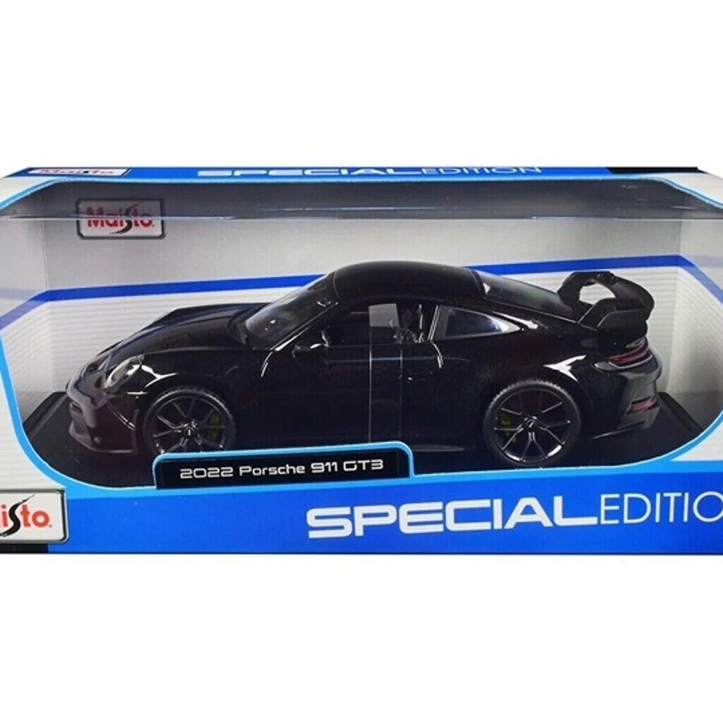 Maisto Porsche 911 992 GT3 Black Metallic 1:18