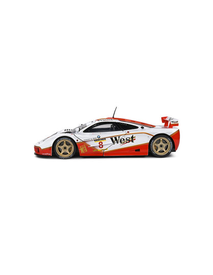 Solido 1995 Mclaren F1 GTR Short Tail White #8 Price/Bascher BPR GT 1:18