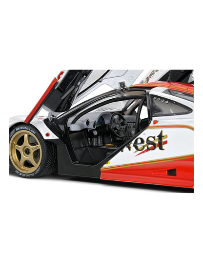 Solido 1995 Mclaren F1 GTR Short Tail White #8 Price/Bascher BPR GT 1:18