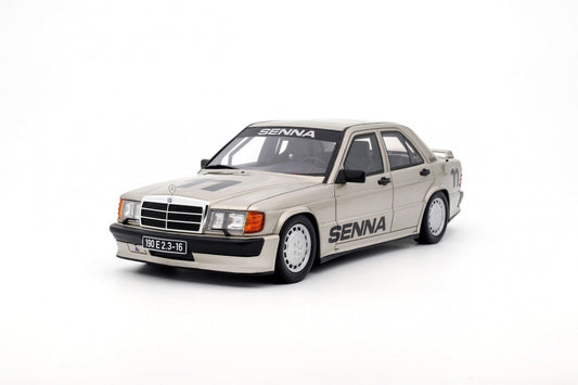 Otto 1984 Mercedes-Benz 190 E 2.3 16 (W201) Smoke Silver Metallic 1:18 RESIN, SEALED