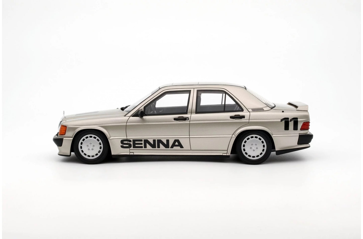 Otto 1984 Mercedes-Benz 190 E 2.3 16 (W201) Smoke Silver Metallic 1:18 RESIN, SEALED