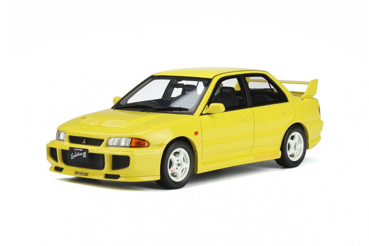 Otto 1995 Mitsubishi Lancer EVO III Hardtop Dandelion Yellow 1:18 RESIN, SEALED