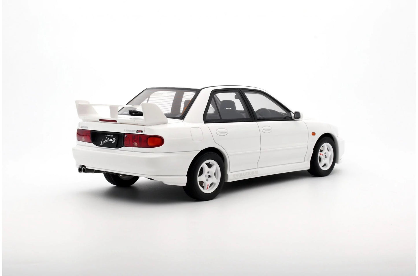 Otto 1995 Mitsubishi Lancer EVO III Hardtop White 1:18 RESIN, SEALED