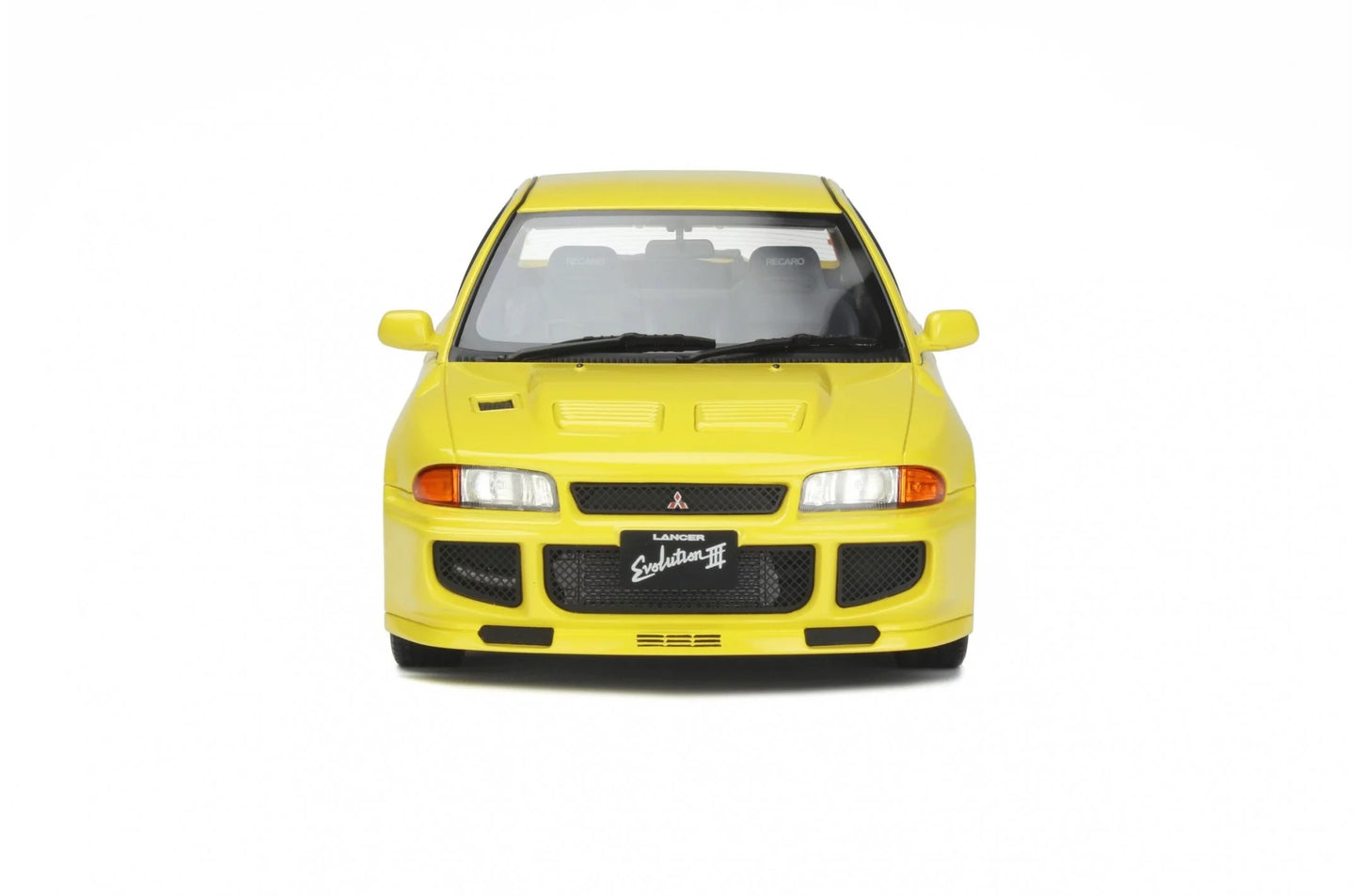 Otto 1995 Mitsubishi Lancer EVO III Hardtop Dandelion Yellow 1:18 RESIN, SEALED