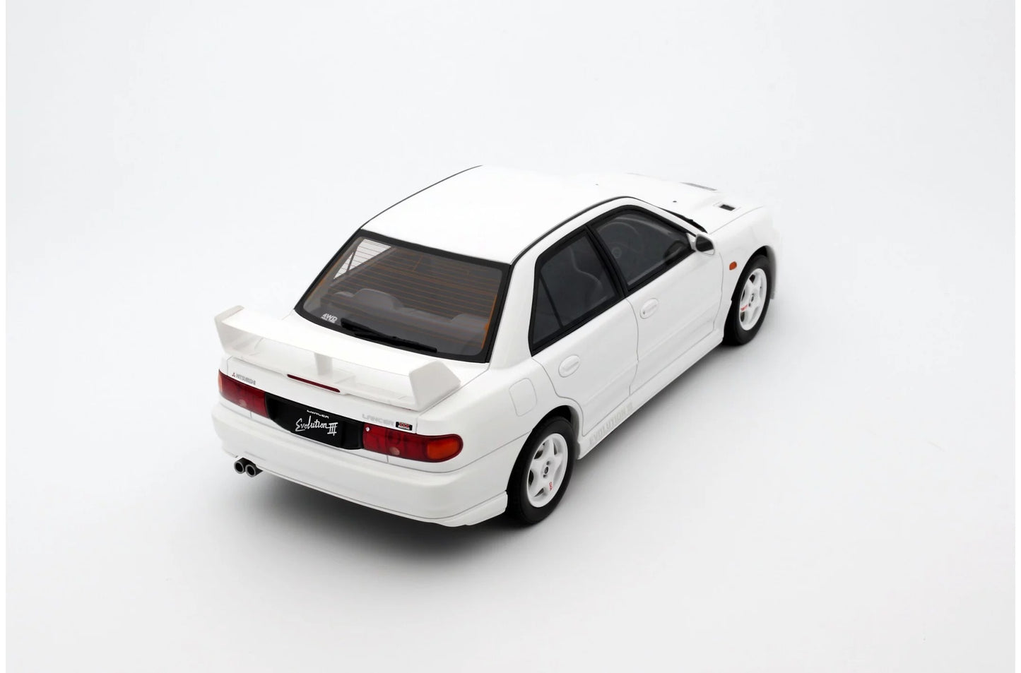 Otto 1995 Mitsubishi Lancer EVO III Hardtop White 1:18 RESIN, SEALED