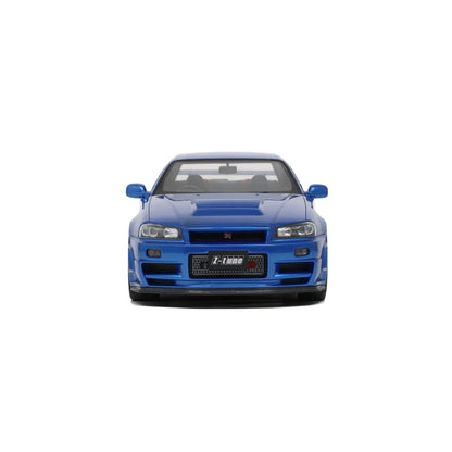 Otto 2005 Nissan Skyline GT-R R34 NISMO Z-Tune Bayside Blue 1:12