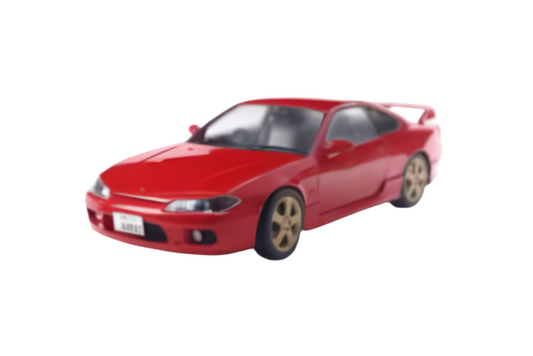 Solido 1999 Nissan Silvia (S15) Coupe Spec-R Aero Flame Red 1:18