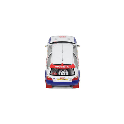 Otto 1992 Nissan Sunny GTi-R Team Nissan Motorsport Europe No 12 Rally Montecarlo White Red Blue 1:18