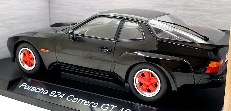 MCG 1981 924 Carrera GT Coupe Black w/ Red Wheels 1:18