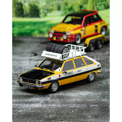 Otto 1979 Renault Rally Set - R30 Team Renault Sport Rally Assistance + Trailer + R5 Turbo Test Car 1:18