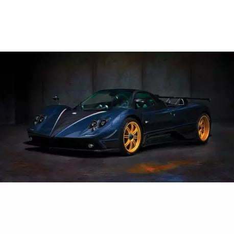 Almost Real 2011 Pagani Zonda Tricolore Blue & Black Carbon 1:18