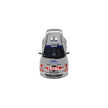 Otto 2002 Peugeot 206 WRC Tour de Corse 2002 No 3 Silver 1:18