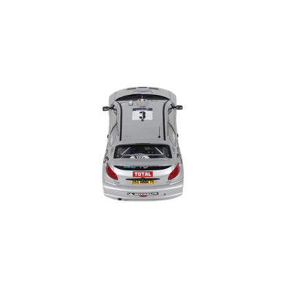 Otto 2002 Peugeot 206 WRC Tour de Corse 2002 No 3 Silver 1:18