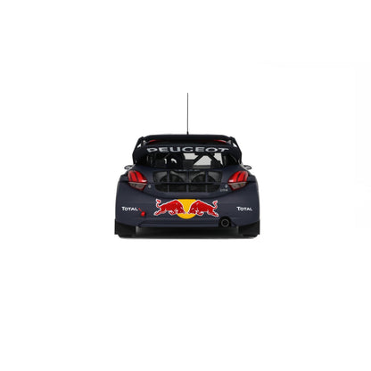 Otto 2018 Peugeot 208 WRX Team Peugeot Total No 9 Winner Rally World RX Belgium Matte Blue 1:18