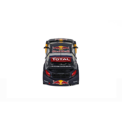 Otto 2018 Peugeot 208 WRX Team Peugeot Total No 9 Winner Rally World RX Belgium Matte Blue 1:18