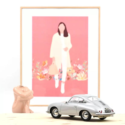 Norev 1952 Porsche 356 Coupe Silver 1:18 LIMITED