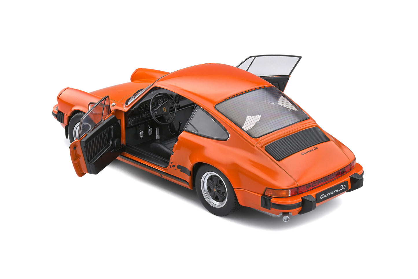 Solido 1977 Porsche 911 930 Carrera 3.0 Gulf Orange w/ Black Deco 1:18