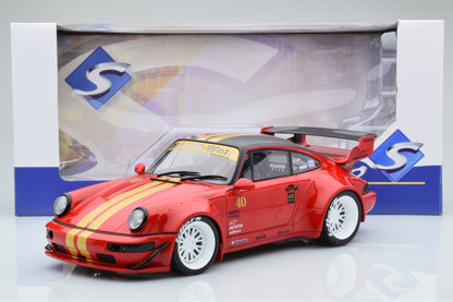 Solido Porsche 911 964 RWB Sakura Red 1:18