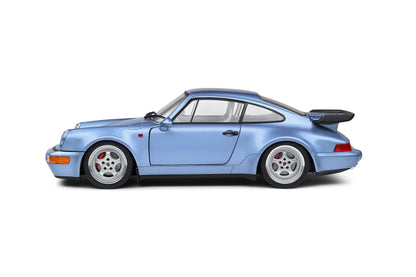 Solido 1990 Porsche 911 (964) Turbo Horizon Blue Metallic 1:18