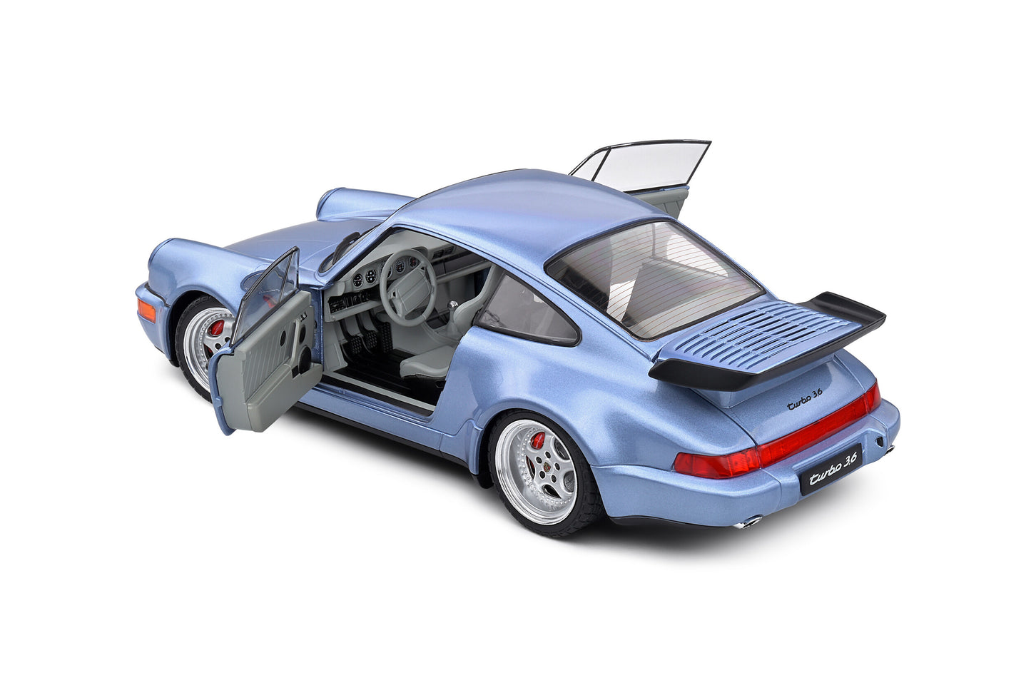 Solido 1990 Porsche 911 (964) Turbo Horizon Blue Metallic 1:18