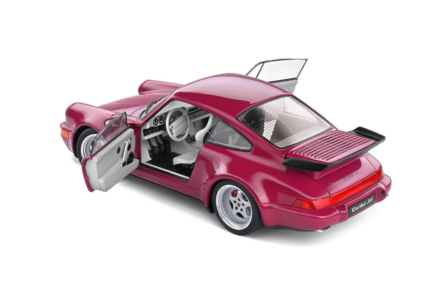 Solido 1991 Porsche 911 (964) Turbo 3.6 Sternrubin Burgundy 1:18