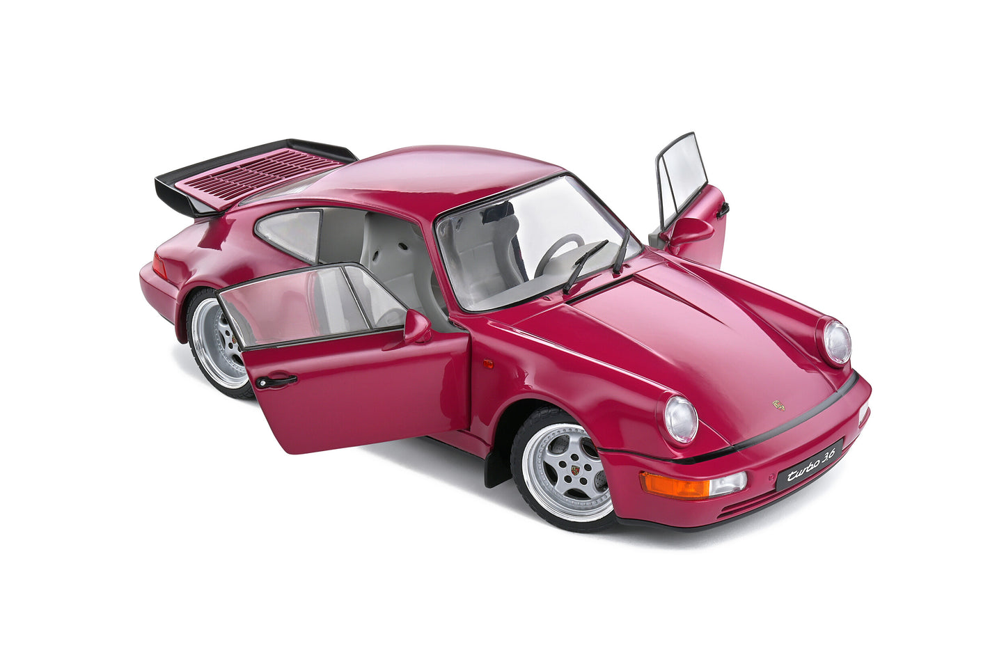 Solido 1991 Porsche 911 (964) Turbo 3.6 Sternrubin Burgundy 1:18