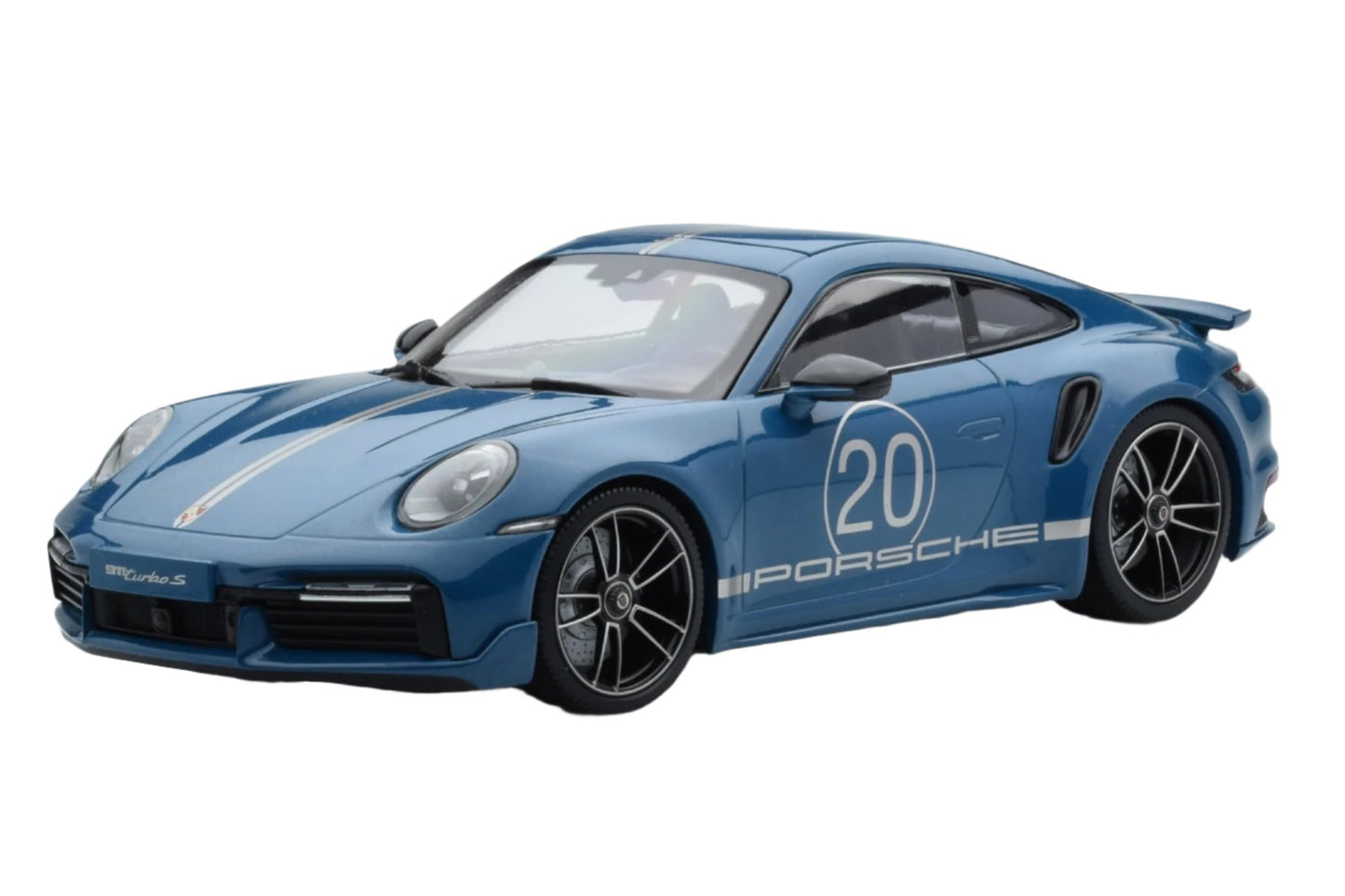 Minichamps 2021 Porsche 911 992 Turbo S Blue 1:18 SEALED