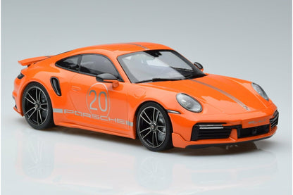 Minichamps 2021 Porsche 911 992 Turbo S Orange 1:18 SEALED