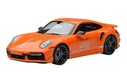 Minichamps 2021 Porsche 911 992 Turbo S Orange 1:18 SEALED