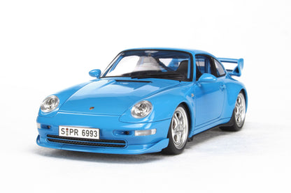 GT Spirit 1995 Porsche 911 993 Carrera RS Club Sport Coupe Riviera Blue 1:18