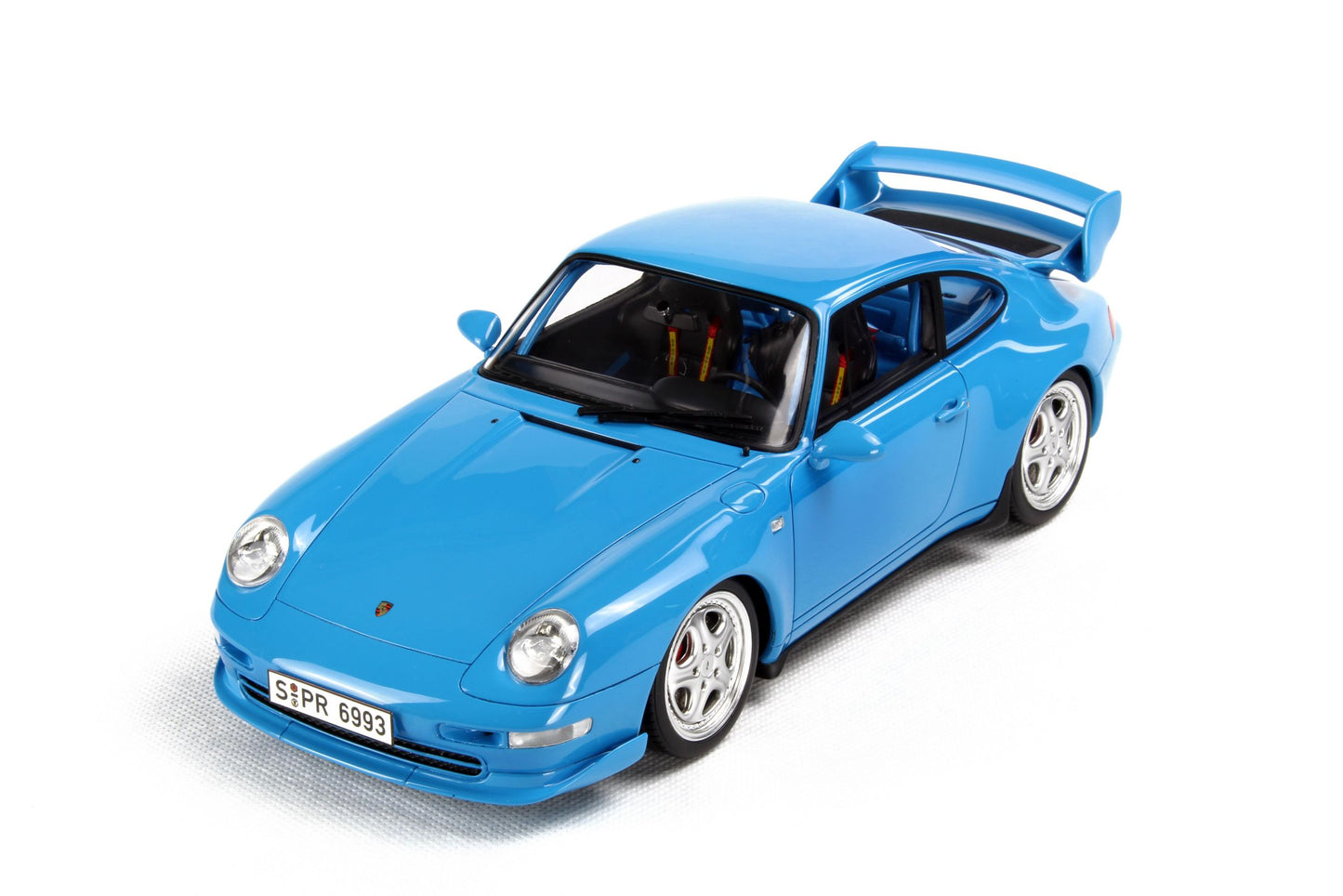 GT Spirit 1995 Porsche 911 993 Carrera RS Club Sport Coupe Riviera Blue 1:18