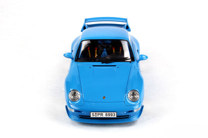 GT Spirit 1995 Porsche 911 993 Carrera RS Club Sport Coupe Riviera Blue 1:18