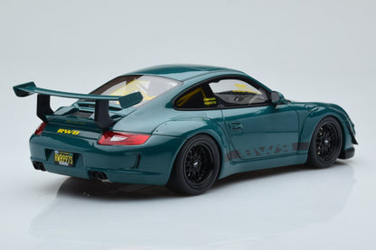 GT Spirit Porsche 911 997 RWB Syunkashuto Green 1:18 Resin