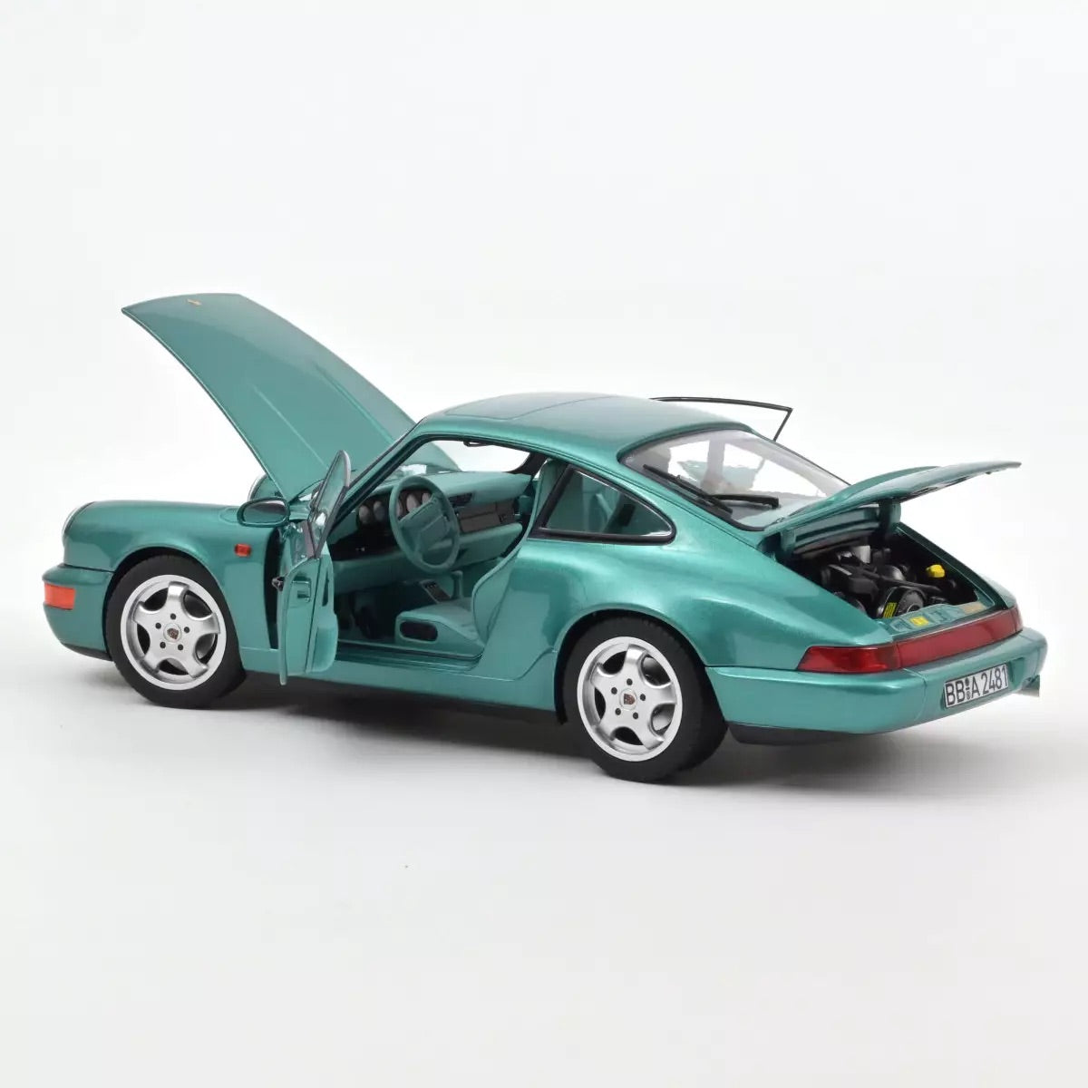 Norev 1992 Porsche 911 964 Carrera 2 Wimbledon Green 1:18