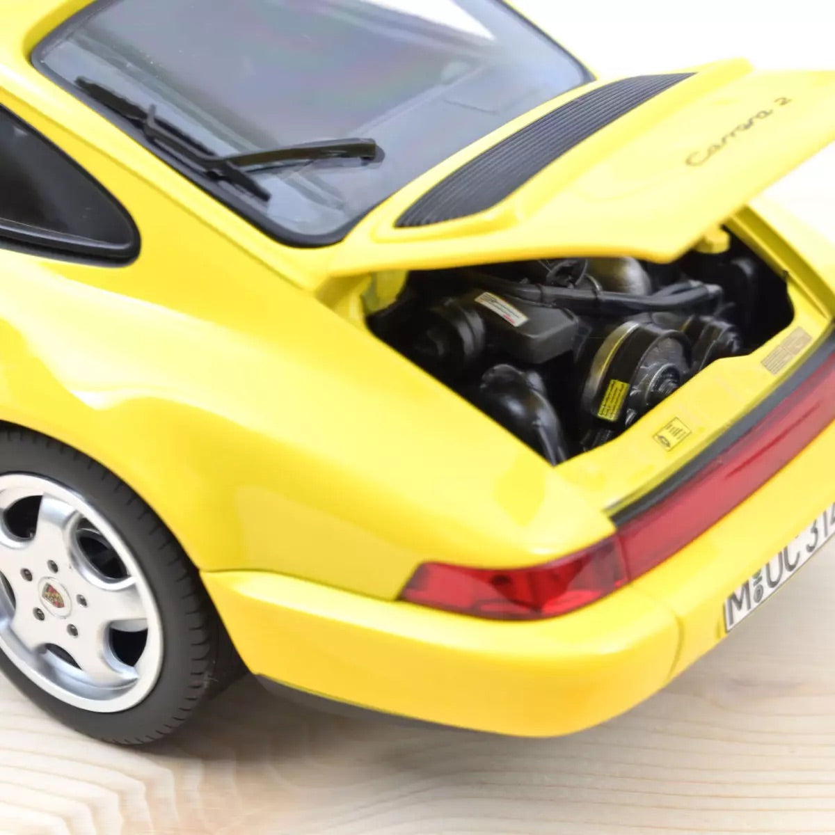 Norev Porsche 911 964 Carrera 2 1992 Yellow 1:18