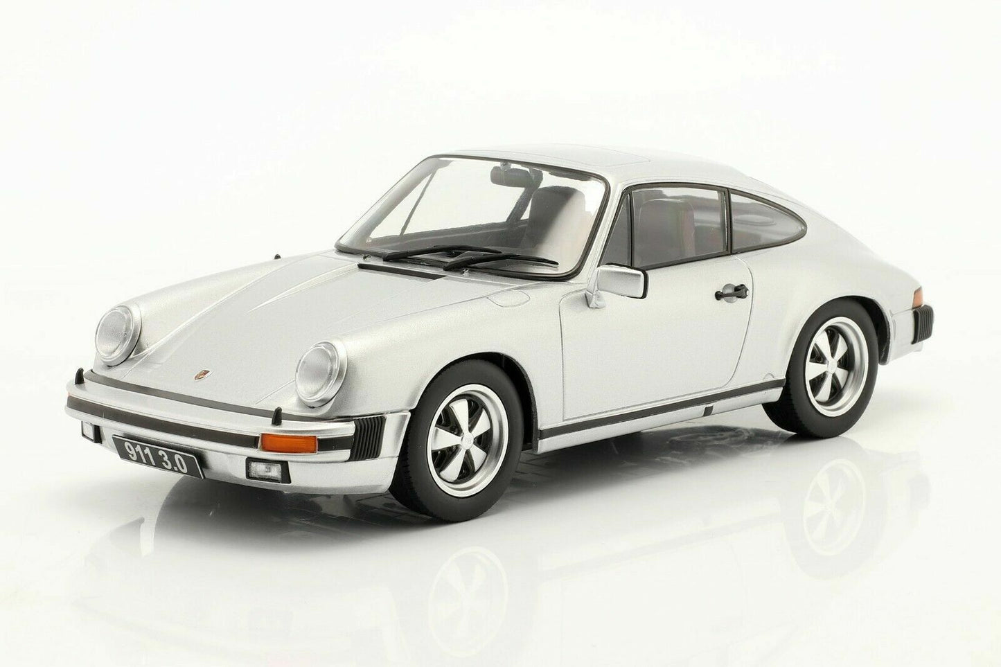 KK Scale Porsche 911 Turbo 3.0 1977 G Series Silver 1:18