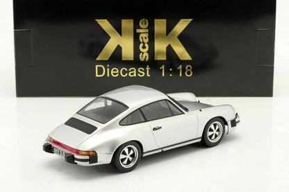 KK Scale Porsche 911 Turbo 3.0 1977 G Series Silver 1:18