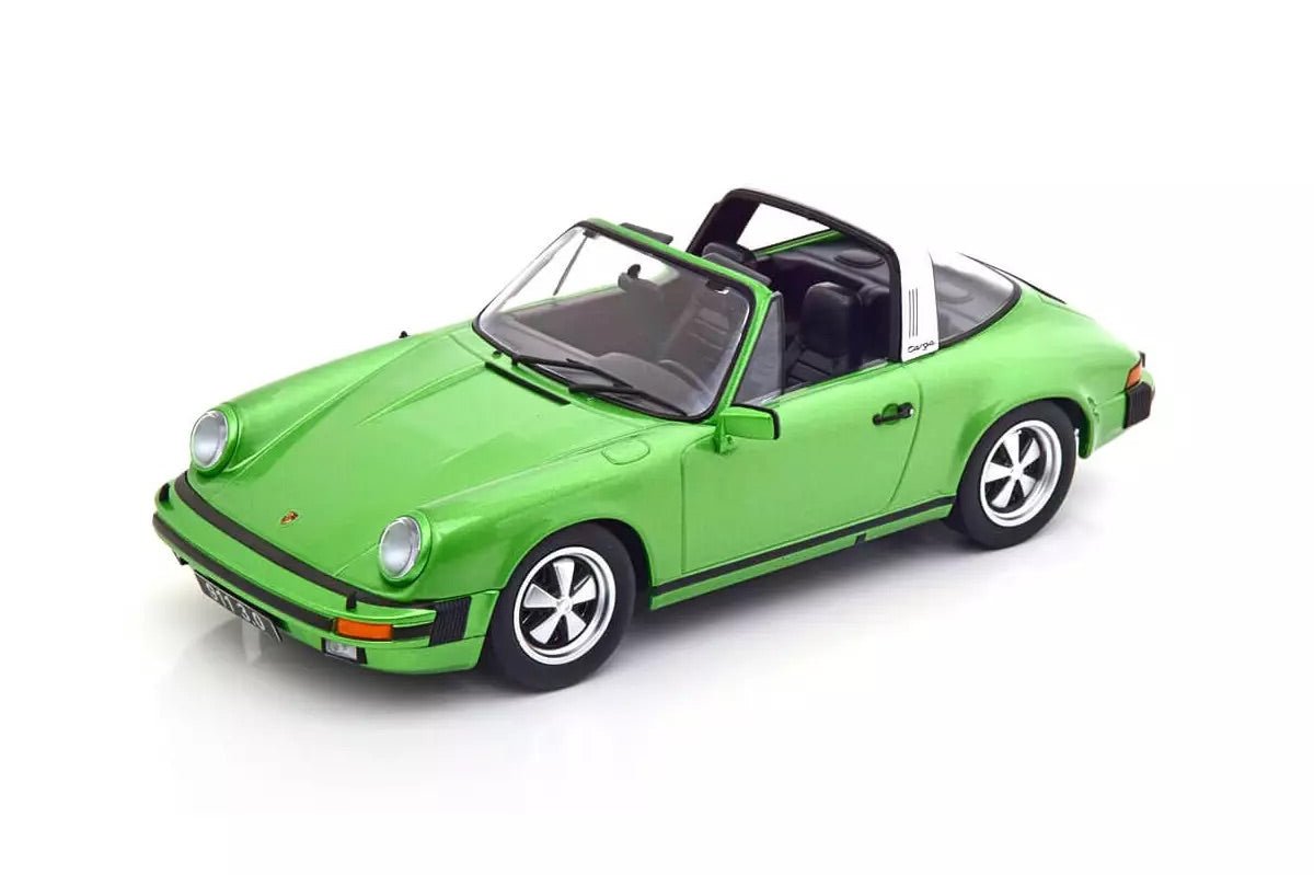 KK Scale Porsche 911 Turbo 3.0 1977 Targa w/ Removable Top G Series Green Metallic 1:18