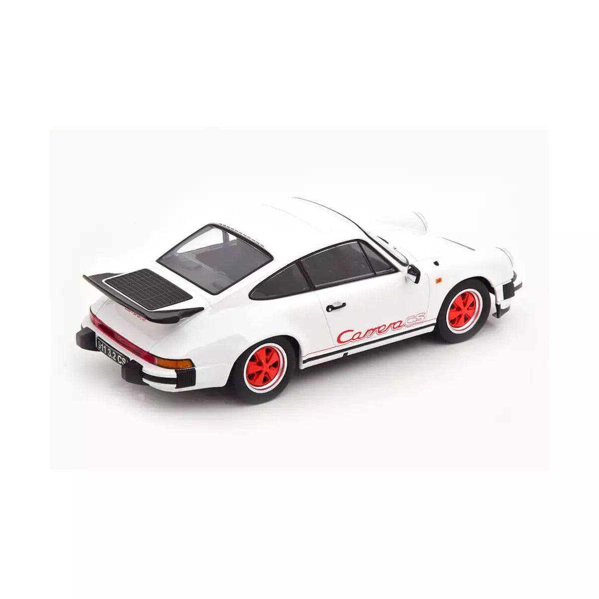 KK Scale Porsche 911 Carrera 3.2 Clubsport 1989 White/Red 1:18