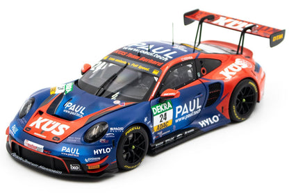 Minichamps Porsche 911 992 GT3 R Team Kus Bernhard No 24 DTM Season 2023 Blue 1:18