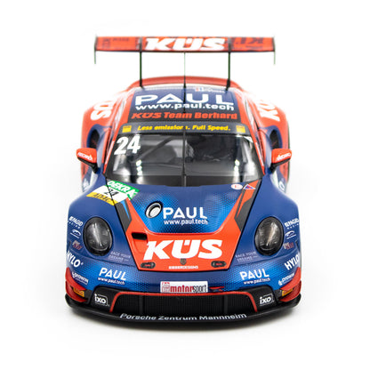 Minichamps Porsche 911 992 GT3 R Team Kus Bernhard No 24 DTM Season 2023 Blue 1:18