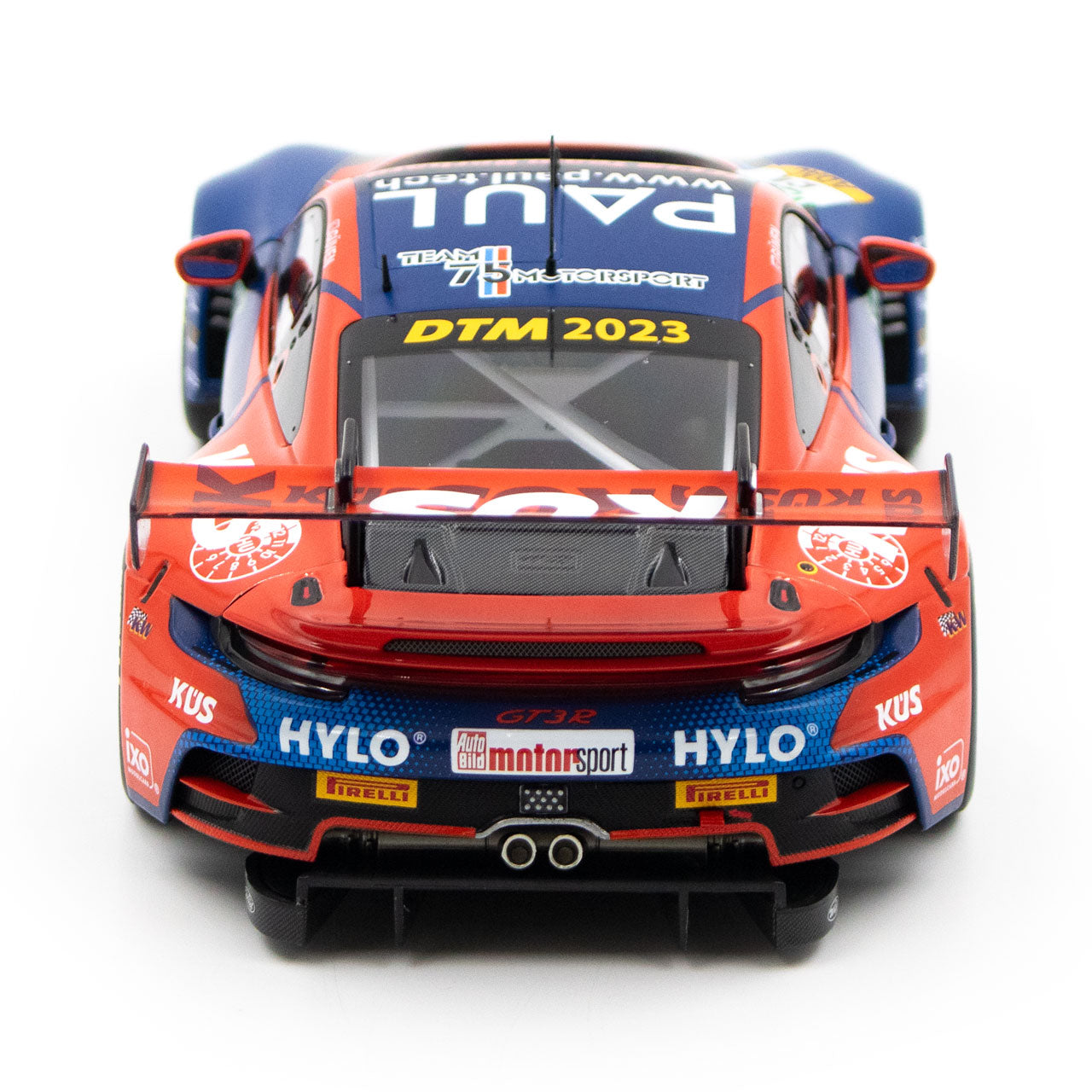 Minichamps Porsche 911 992 GT3 R Team Kus Bernhard No 24 DTM Season 2023 Blue 1:18