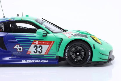 Ixo 2023 Porsche 911 992 GT3 R Team Falken Motorsports No 33 24hr Nurburgring 1:18