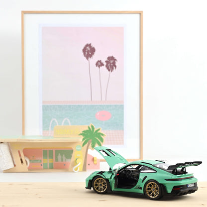 Norev Porsche 911 992 GT3 RS Mint Green 1:18